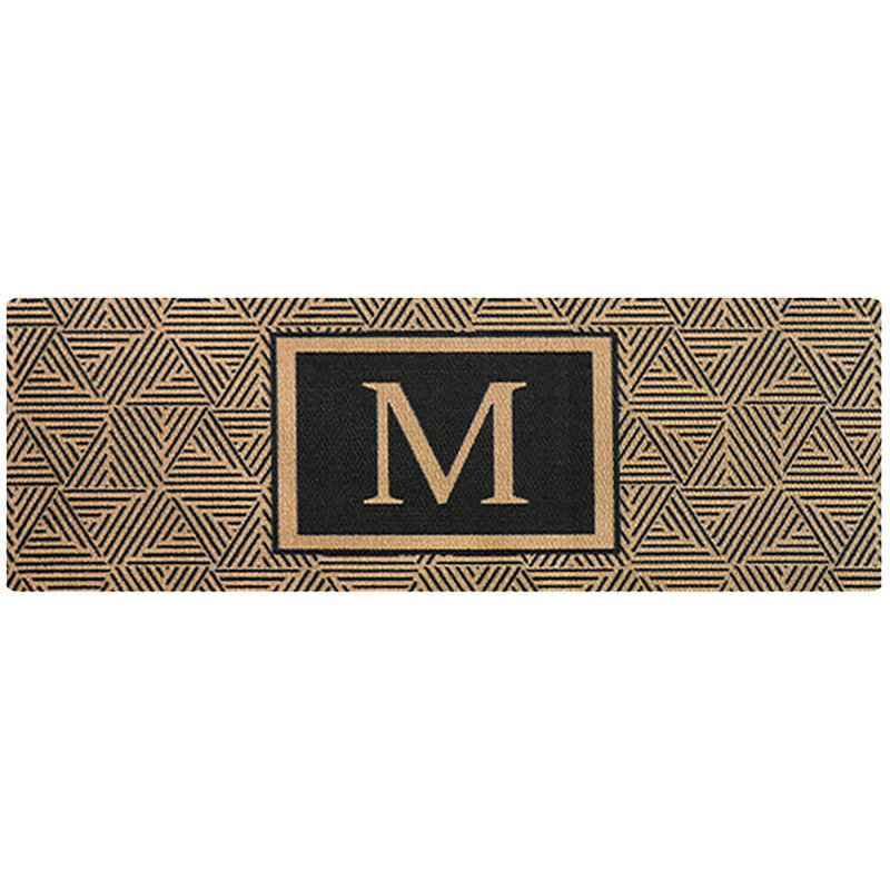 Tapis d'intérieur / extérieur antidérapant Neighburly, Oui, Noir / brun clair, L 21,75 po x L 72 po