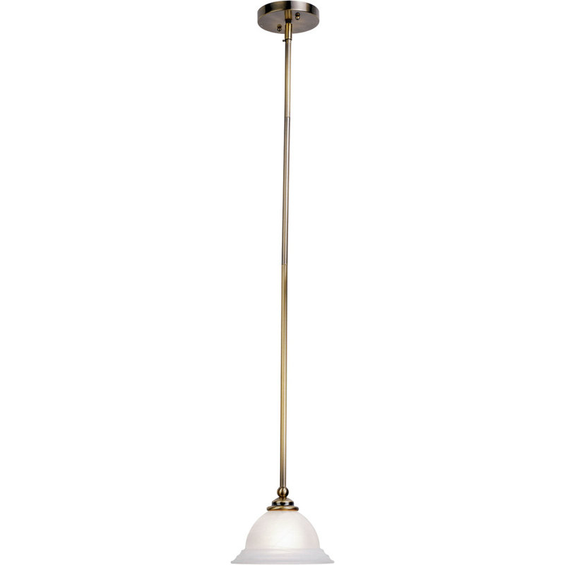 Luminaire suspendu en forme de dôme à 1 lumière Marybeth