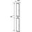 49.5'' H x 2.13'' W x 2.13'' D Plastic