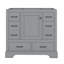 Armoire de salle de bain 36 po sans lavabo, six tiroirs multifonctionnels, tablette réglable-245468059