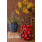 CERAMIC BLUEBERRY VASE