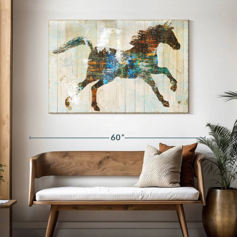 Cheval Brampt Free Spirit, H 32 po x l 48 po