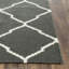 Rosewood Geometric Wool Hand Woven Area Rug-15406292