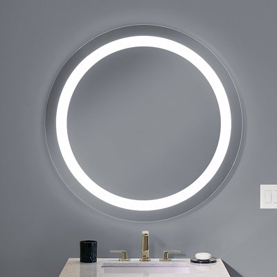 Miroir de salle de bain moderne et contemporain sans cadre