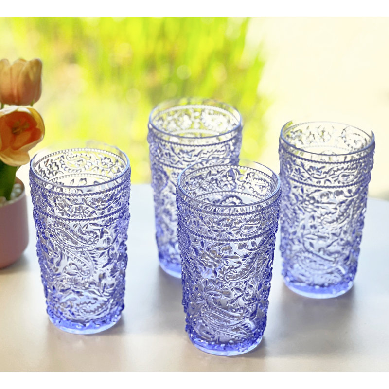 Verre à boire en acrylique Lola, 17 oz, Mauve