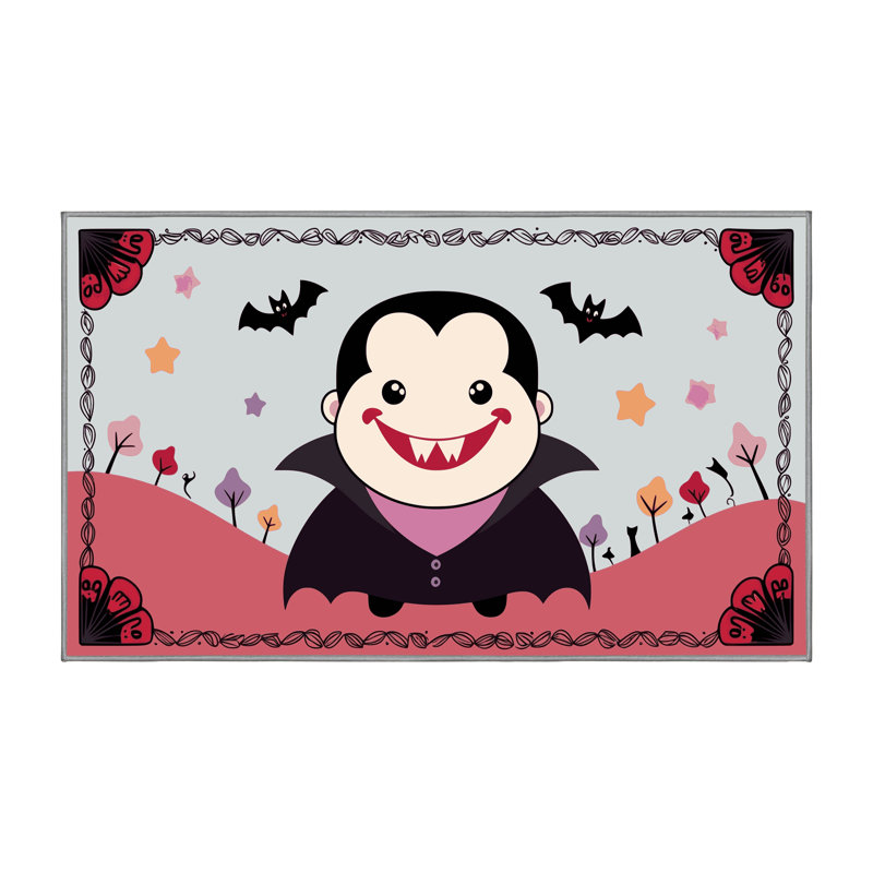 Tapis de Noël lavable The Holiday Aisle®, Rectangulaire 8 pi x 12 pi