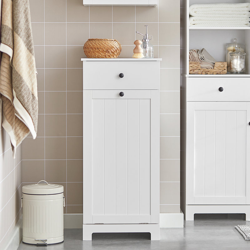 Wood Cabinet Laundry Hamper