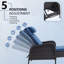 Chaise longue d'extérieur en osier Asreiale-349120171-348831824