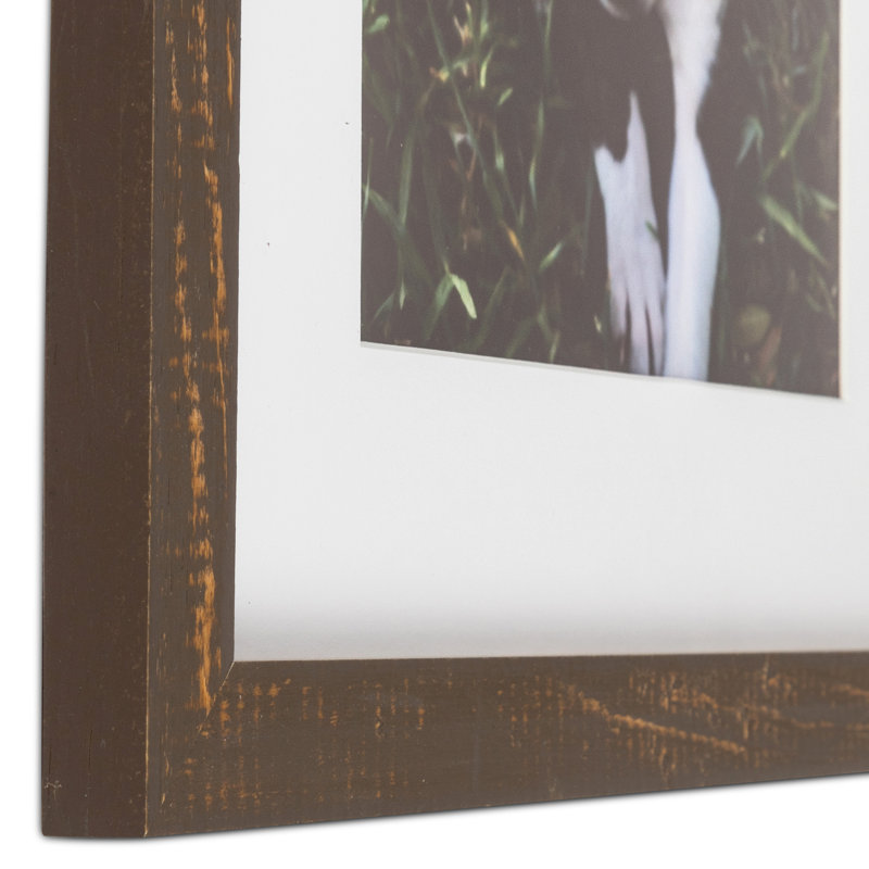 Cadre photo à finition usée Boggs, 10 po x 20 po, Chêne