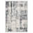 Mignone Aura Abstract Machine Washable Beige / Black / Grey Indoor Area Rug with Non-Slip Backing-85241452