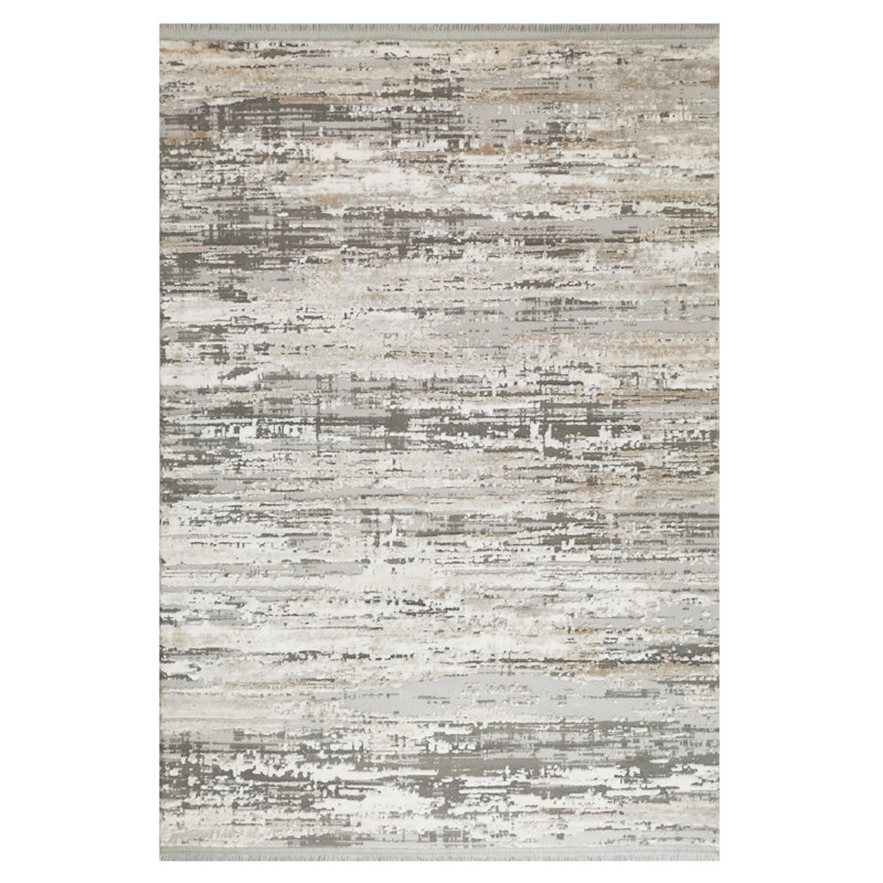Newark Abstract Hand Hooked Area Rug, Rectangle 160 x 230cm