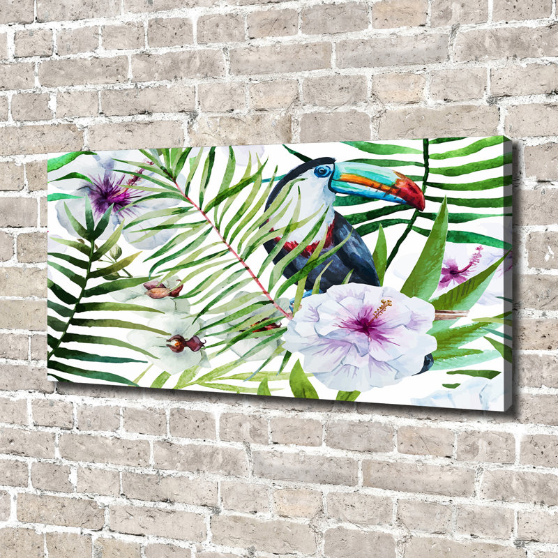 Tropic Toucan - No Frame Print on Canvas