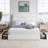  Storage Upholstered Platform Bed Frame, with 4 Drawers No Box Spring Needed-559570040-559570021