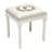 Initial A Vanity Stool, Initials A thru Z available