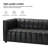 Anorea 83'' Genuine Leather Channel Tufted Sofa-87055346