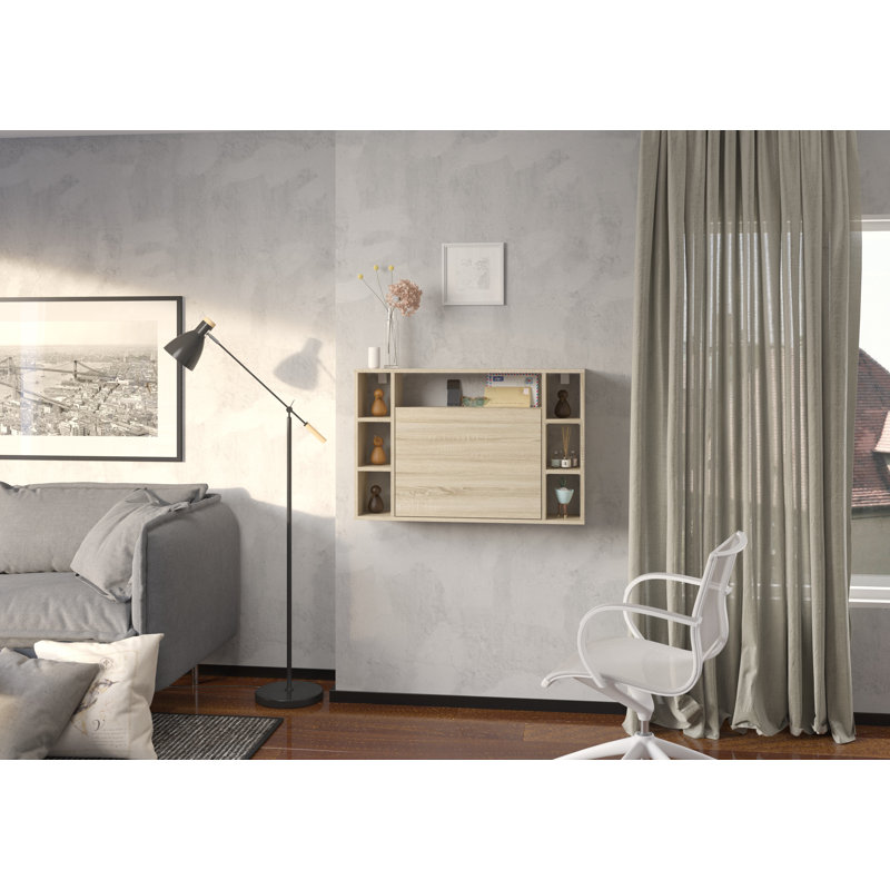 Rosiclare Floating Desk, Oak Sonoma