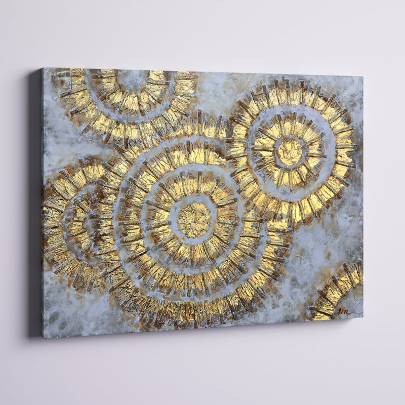 " Shiny Circles " Painting Print