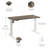 Bush Business Furniture Move 40 Series Electric Height Adjustable Standing Desk-108919416-108919415