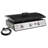 Royal Gourmet 3-Burner Portable Gas Grill Griddle with Top Hard Cover