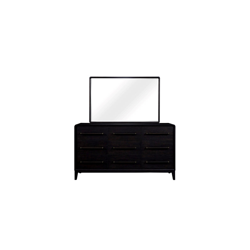 Miroir rectangulaire en bois