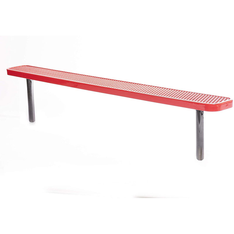 Banc de parc en plastique Myran, Rouge