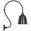 Thomas O'Brien, "Academy 15" Larrabee Barn Light in Matte Black with 8" White Rockhouse Shade-550473046