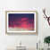 Burning Clouds in Abstract - Picture Frame Graphic Art Print
