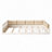Wood Upholstered Platform Bed With Guardrail And Pillow-29372759