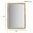 Natural Rattan Rectangle Wall Mirror