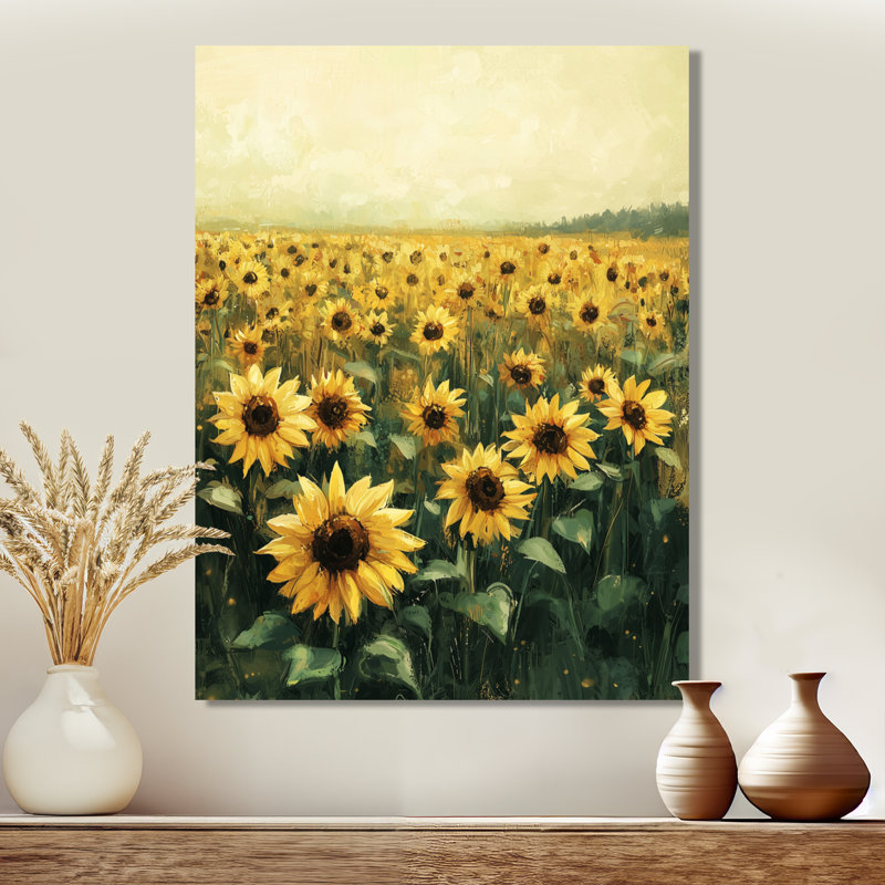 Domiano - Floral Wall Art, Toile tendue, Ne s’applique pas, H 20 po x l 12 po