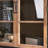 Black + Walnut Manufactured Wood Display Cases