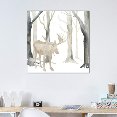 «Winter Forest Moose» par Tara Reed - reproduction