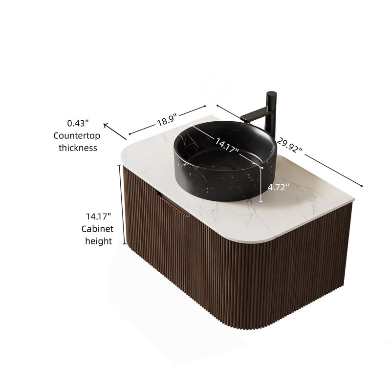Meuble-lavabo 30 po, 30"