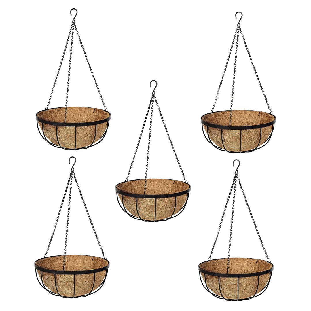 Delania Handmade Metal Hanging Planter (Set of 5) Trent Austin Design®
