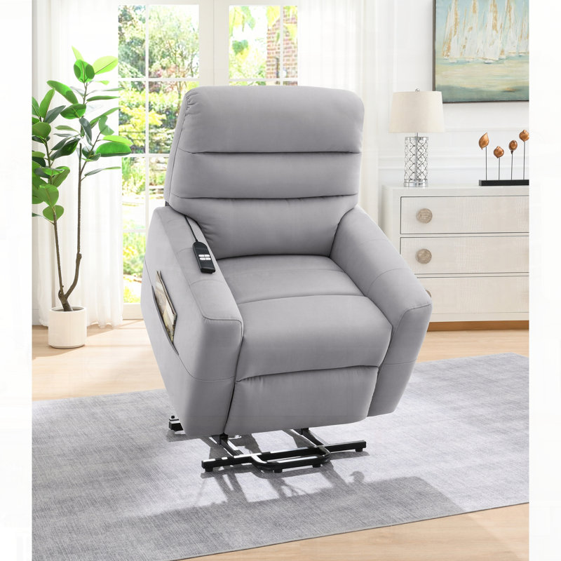 Fauteuil inclinable électrique en cuir Aire