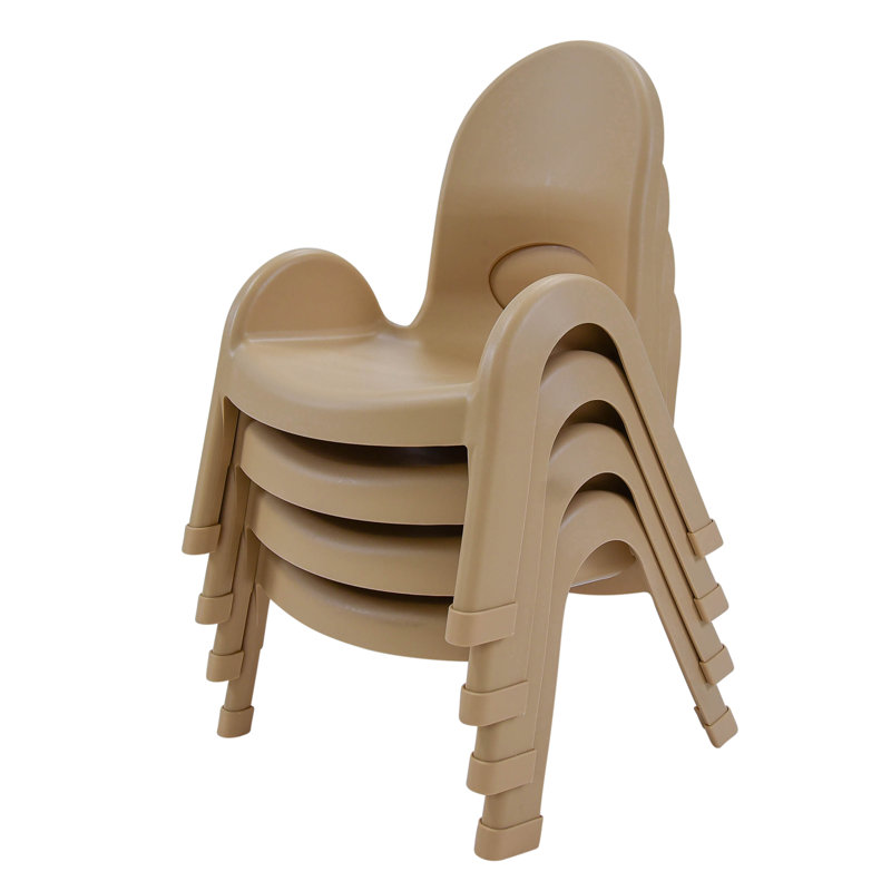 Chaise pour enfant Value Stack, Brun clair naturel, 4, 7"