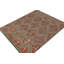 Moroccan Hand Knotted Geometric Area Rug in Red, Green, Orange, Teal-1210169799