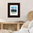 Earney Brown Picture Frame with Mat