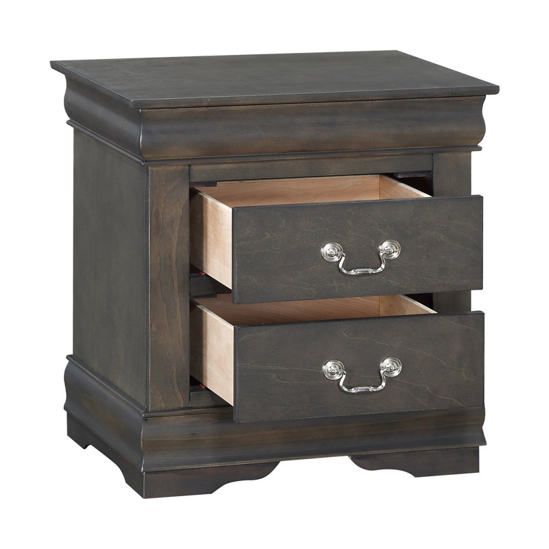 Table de chevet, , Gris