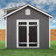 Windemere Wood Storage Shed 10 ft. W x 12 ft. D (Professional Installation Available)-113449379