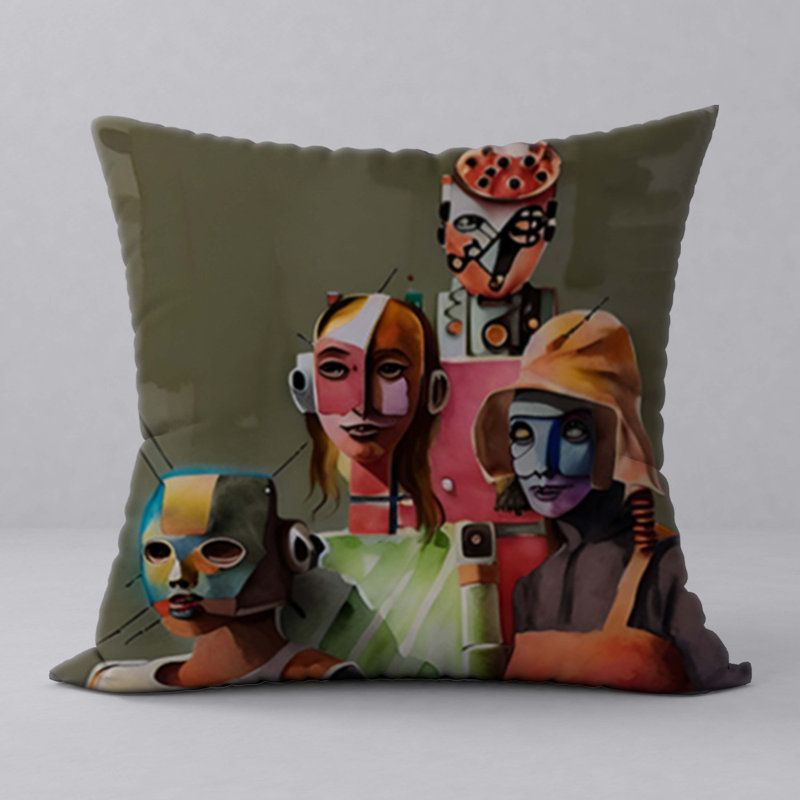Reversible Throw Pillow