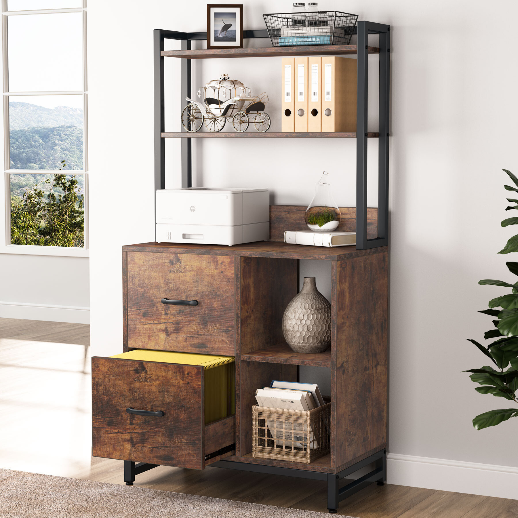 17 Stories Latika 2-Drawer Vertical Filing Cabinet & Reviews | Wayfair