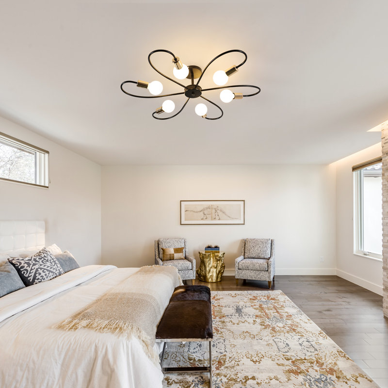 Canelo 6-Light Semi Flush Mount Ceiling Light