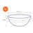 Gigogne Tempered Glass 9 Piece Nested Mixing Bowl Set