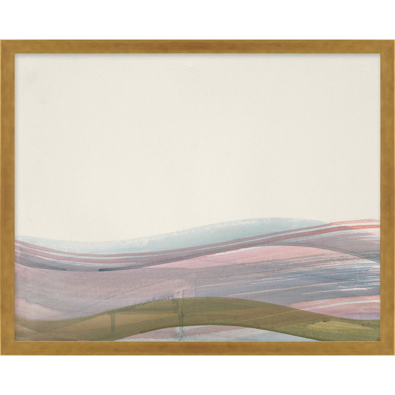 Codi ?Preliminary no. 4" by Beth James - Framed Wall Art, L 20 po x H 16 po, Encadrement doré