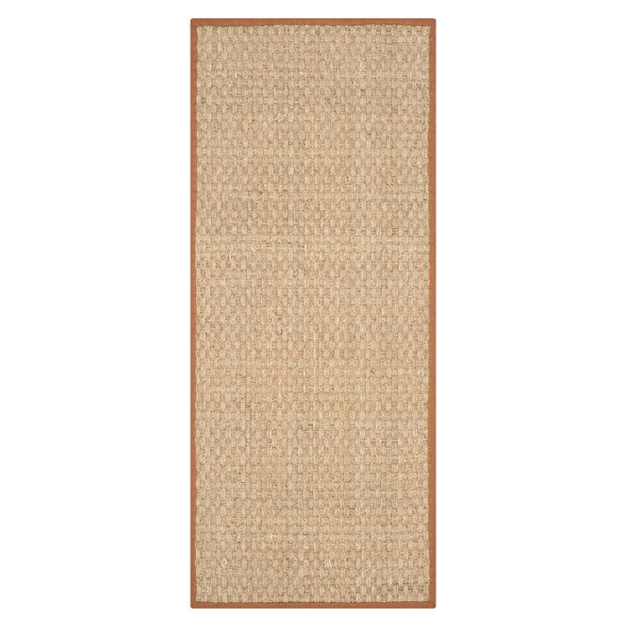 Tapis d'intérieur / extérieur brun Hervey Bay, Tapis de couloir 2 pi 6 po x 12 pi