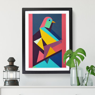 FRM-V0523-1838X Pigeon Abstract Vol.2 - Picture Frame Print