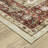 Silas Vintage Bordered Traditional Ivory/Red Washable Area Rug Mat-308640878