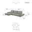 Canapé modulaire en chenille 2 pièces Kenner-1941493964-1941493969
