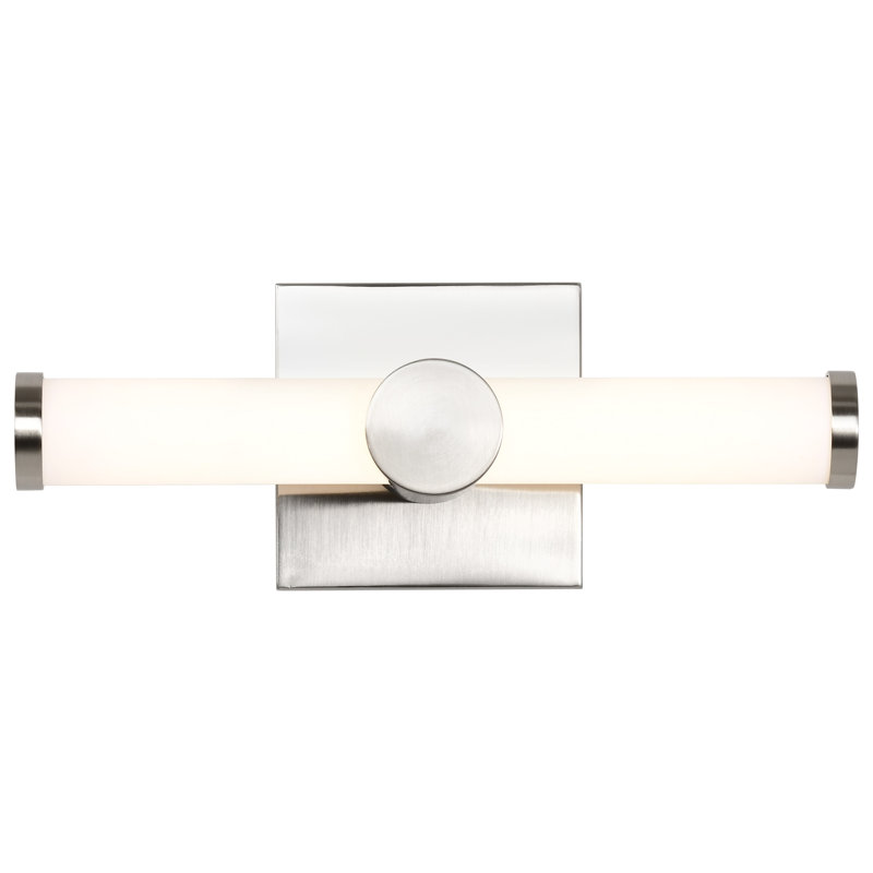Elli - 12 Inch LED Vanity  Acrylic Lens, Brushed Nickel